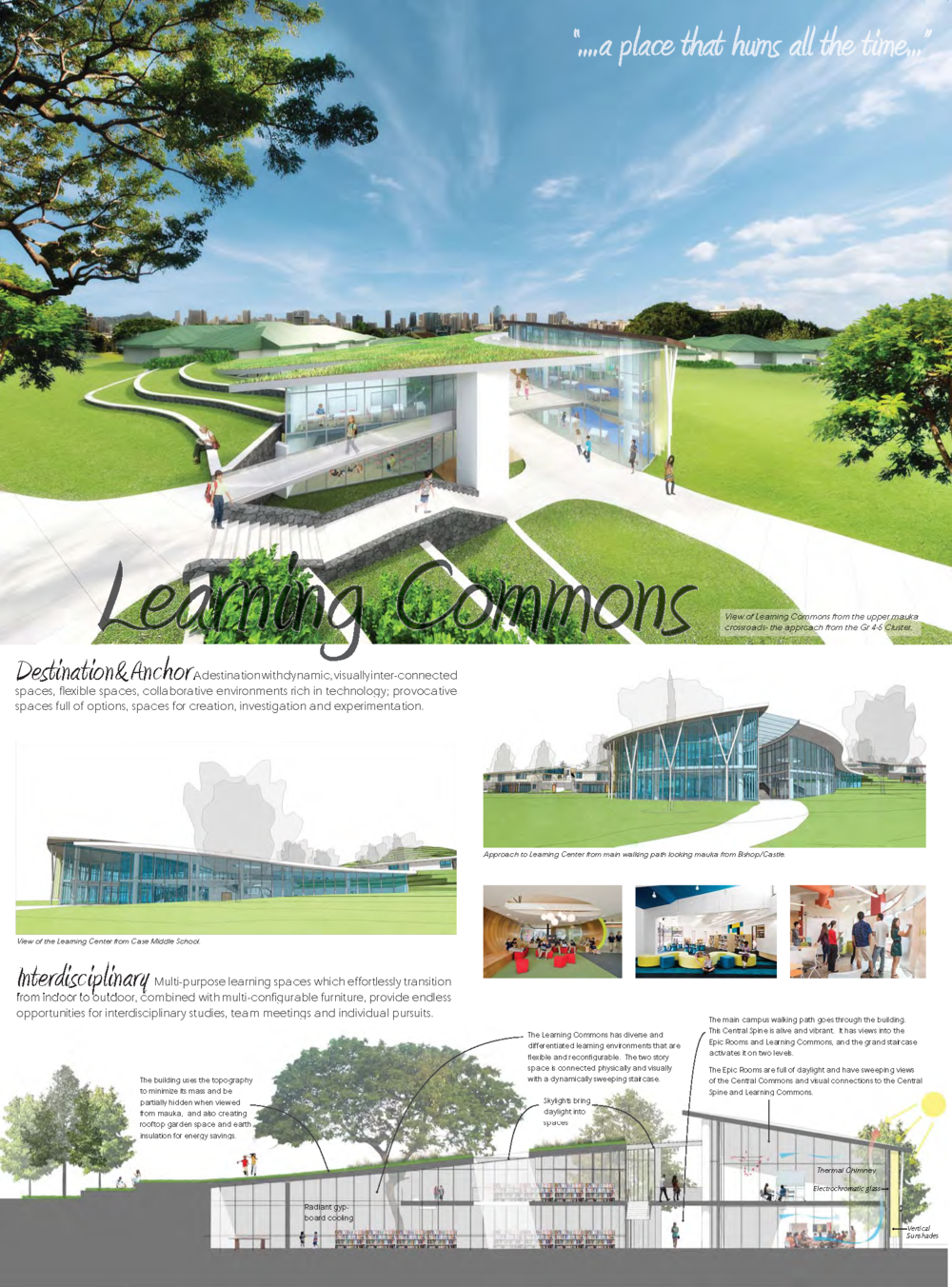Competition Boards: Punahou Grades 2-5 Neighborhood and K-12 Learning - View 4